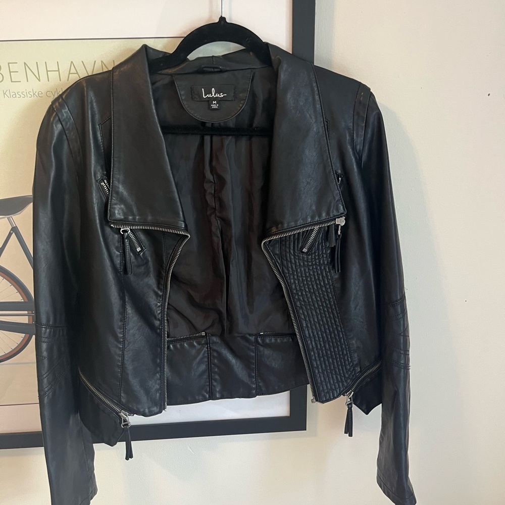 Lulus classic leather jacket
